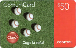 CODETEL-CLARO : CLA009 $ 50 Communicard Baseball USED Exp: 30 DIAS - Dominicana