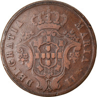 Monnaie, Azores, 20 Reis, 1843, TB+, Cuivre, KM:12 - Azoren