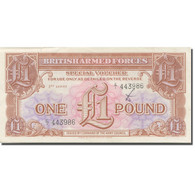Billet, Grande-Bretagne, 1 Pound, Undated (1956), KM:M29, SPL - Forze Armate Britanniche & Docuementi Speciali