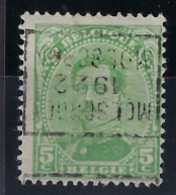 Koning Albert I Nr. 137  België Voorafstempeling Nr. 2846 Positie D MOESCROEN 1922 MOUSCRON   ! - Roller Precancels 1920-29