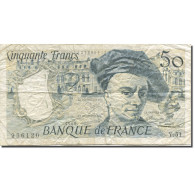 France, 50 Francs, Quentin De La Tour, 1988, TTB, Fayette:67.14, KM:152d - 50 F 1976-1992 ''Quentin De La Tour''