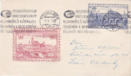 PRAGA 1955 - Views Of The City On Postal Stationery - Buste