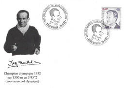 Luxembourg 2002 Cachet Spécial Josy Barthel Champion Olympique Helsinki 1952 ¦ Olympic Winner ¦ Olympiasieger - Lettres & Documents