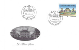 Luxembourg 2003 FDC Château De Mamer Cachet Touristique De Mamer ¦ Castle ¦ Schloss - Cartas & Documentos