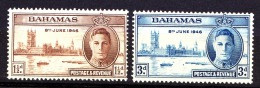 Bahamas, 1946, SG 176 - 177, Mint Hinged - 1859-1963 Kronenkolonie