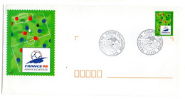 1995--FDC  PAP Football-Coupe Du Monde FRANCE 98...Visuel Stade Vu Du Ciel  .cachet  Rond  1er Jour--12-12-1995  PARIS - 1990-1999