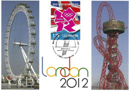 Luxembourg 2012 Jeux Olympiques Londres ¦ Olympic Games London ¦ Olympische Spiele - Covers & Documents