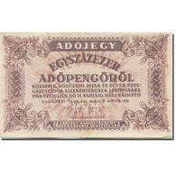 Billet, Hongrie, 100,000 (Egyszázezer) Adópengö, 1946, 1946-05-28, KM:144b - Hongrie