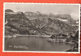 ZGB-23 Lac De BArberine Et Pic De Tanneverge. Cachet Monthey 1943,Visa Censure ACF 1939 - Monthey