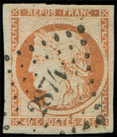 EMISSION DE 1849 - 5    40c. Orange, Oblitéré PC 2874, TB/TTB. C - 1849-1850 Ceres
