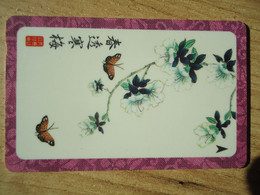 SINGAPORE   USED   PHONECARDS  BUTTERFLIES - Schmetterlinge