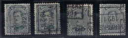 Koning ALBERT I Nr. 183 Voorafgestempeld Nr. 2752  A + B + C + D  VERVIERS  1921 ; Staat Zie Scan ! - Roulettes 1920-29