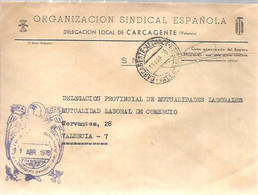 CARTA   1970 GOMIGRAFO .E.T Y LAS J.O.N.S  CARCAGENTE - Portofreiheit