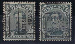 Koning Albert I Nr. 183 Voorafgestempeld Nr. 2739  A + C  MOESCROEN  1921  MOUSCRON ; Staat Zie Scan ! - Roulettes 1920-29