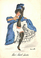 Paris , French Cancan * Danse Danseuse Cabaret Dancing * CPA Illustrateur Jannotte ? * Pin Up Femme Curiosa érotisme - Sonstige & Ohne Zuordnung