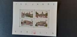 Deutschland Westberlin 1987- 750 Jahre Berlin MiNr. 772-775** Block 8 Postfrisch - Blocks & Sheetlets