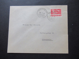 Schweden 1935 Riksdag / Schwedischer Reichstag Nr. 223 A Sonderstempel / FDC Riksdaghuset 10.1.1935 - Cartas & Documentos