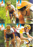 Fiche Sports: Cyclisme, Equipe Professionnelle Rabobank (Nederland, Pays Bas) Année 2000 - 24 Fiches Avec Publicité - Sports