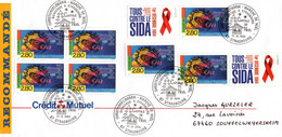 N94 Lettre Recommandé Europa 1994 Avec Cachet De Strasbourg.   TTB - 1994