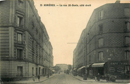 Asnières * La Rue St Denis * Débitant Café Vin HAUSER - Asnieres Sur Seine
