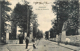 Asnières * La Rue De Nanterre * Villageois - Asnieres Sur Seine