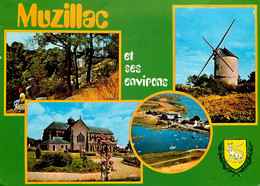 Muzillac * Souvenir Du Village * 4 Vues * Moulin à Vent Molen - Muzillac