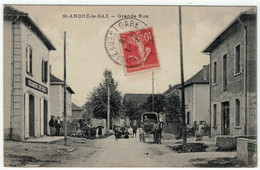 38 - ST-ANDRE-le-GAZ - Grande Rue. - Saint-André-le-Gaz