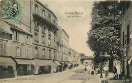 St Denis * La Rue Du Port * Hôtel Du Mont Blanc * Tramway Tram - Saint Denis