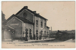 54 - COLOMBEY-les-BELLES - L'Arrivée D'un Train En Gare - Au Loin, Colombey. - Colombey Les Belles