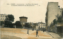 Paris * 18ème * Montmartre * La Place Ravignan Et L'ancien Réservoir - Distrito: 18