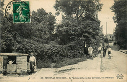 Fontenay Sous Bois * La Rue Des Carreaux Et La Fontaine * Villageois - Fontenay Sous Bois