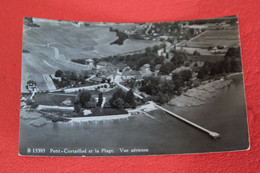 Neuchatel Petit Cortaillod Et La Plage Vue Aerienne 1954 - Cortaillod