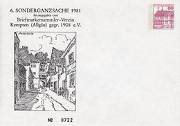 BRD,  PU 115 C2/015, BuSchl 60, Kempten(Allgäu),  Ankertörle - Private Covers - Mint