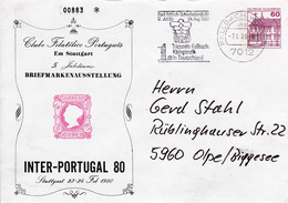 BRD, PU 115 D2/067a , BuSchl. 60, Stuttgart: INTER-PORTUGAL - Enveloppes Privées - Oblitérées