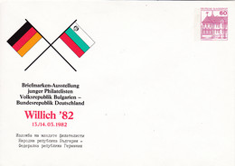 BRD, PU 115 D2/072 , BuSchl. 60, Willich : Ausstellung Bulgarien-Deutschland - Privé Briefomslagen - Ongebruikt