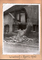 ! Foto, Photo, Lisdorf 04 / 1940, Saarlouis, Saarland, Sarre, Sitzkrieg, Westwall, 2. Weltkrieg, Format 11,7 X 8,6 Cm - Oorlog 1939-45