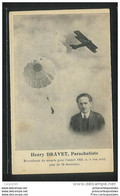 CPA Henry Dravet Parachutiste Recordman Du Monde Pour L'année 1924 A à Son Actif Plus De 50 Descentes - Paracaidismo