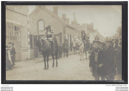 CPA 45 Lorris Carte Photo Une Cavalcade - Other & Unclassified