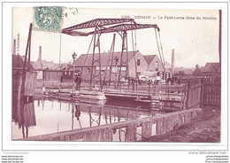 CPA 59 Denain Le Pont Levis Bras Du Moulin - Denain