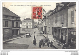 CPA 87 Saint Sulpice Les Feuilles La Rue De La Republique - Saint Sulpice Les Feuilles