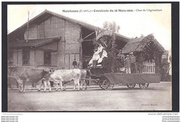 CPA 28 Maintenon Calvalcade Du 28 Mars 1909 Char De L'agriculture - Maintenon