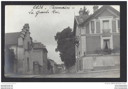 CPA 95 Parmain Carte Photo La Grande Rue - Parmain