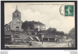 Delcampe - CPA 70 Fleurey Les Lavoncourt Le Lavoir Route De Renaucourt - Sonstige & Ohne Zuordnung