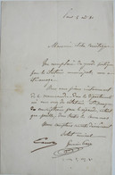 L.S. Par Louis Antoine Garnier-Pagès Et Hippolyte Carnot, 1860, élections Municipales - Handtekening