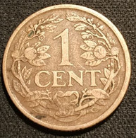 PAYS BAS - NEDERLAND - 1 CENT 1917 - Wilhelmina - KM 152 - 1 Cent