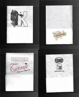 Tovagliolino Da Caffè - Lotto 4 Pezzi N. 15 - Company Logo Napkins