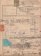 257785 / Austria D.D.S.G 1927- 5G. Perfin DDSG Erste Donau-Dampfschiffahrts-Gesellschaft Revenue 3+1 Lv. Rousse Bulgaria - Oostenrijk