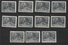 MALAYA 1949 UPU SETS FOR ALL 11 MALAYAN STATES MOUNTED MINT Cat £44+ - Other & Unclassified