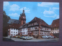 Amorbach (Miltenberg) - Marktplatz Mit Pfarrkirche St. Gangolf / Auto (Audi, ...)! - Amorbach