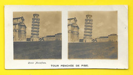 Vues Stéréos Tour Penchée De PISE (Montefiore) Italie - Stereo-Photographie